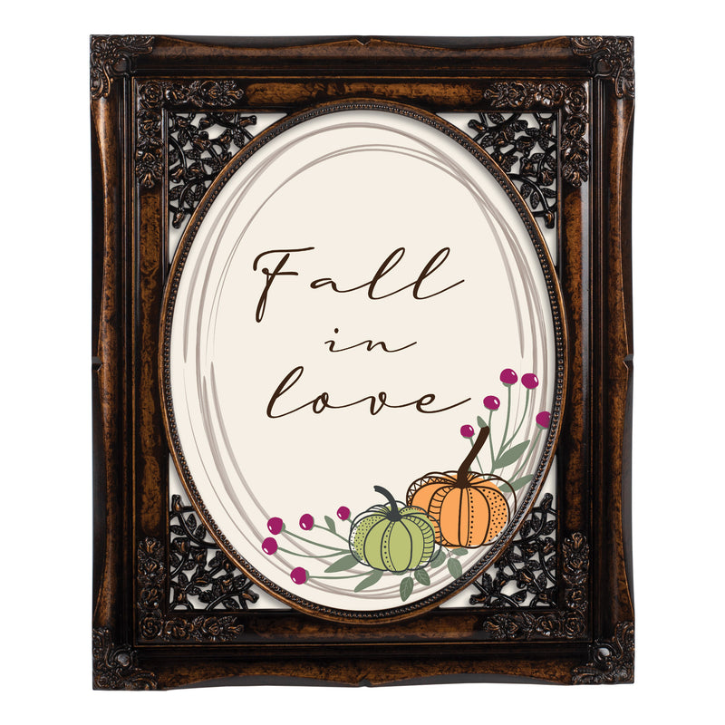 Fall In Love Amber 8 x 10 Floral Cutout Wall And Tabletop Photo Frame
